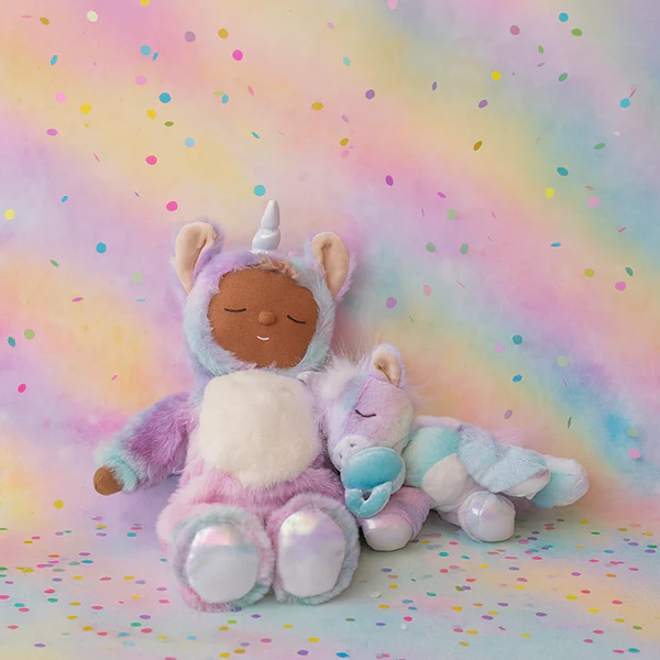 Olli Ella Cozy Dinkum Unicorn Stardust Rainbow
