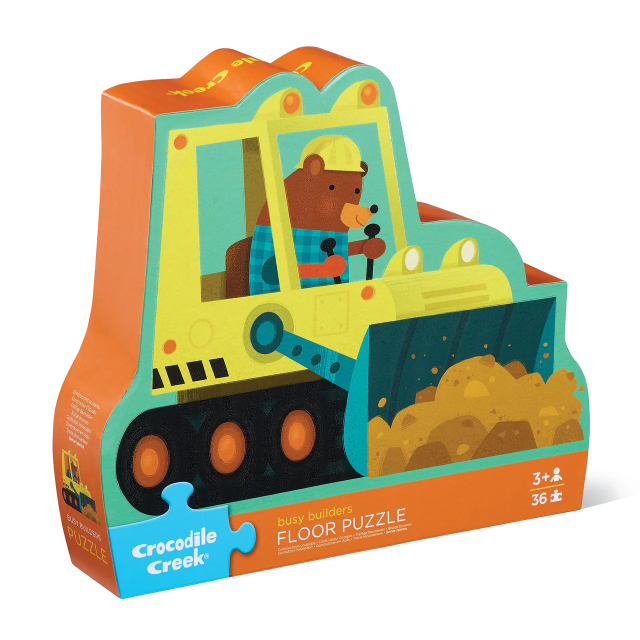 Crocodile Creek 36pc Floor Puzzle Busy Builders