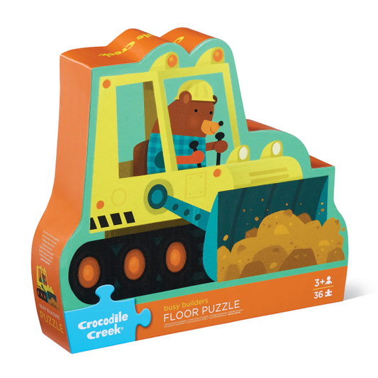Crocodile Creek 36pc Floor Puzzle Busy Builders
