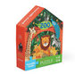 Crocodile Creek Flat House Puzzle 50 pc Zoo