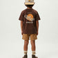 Banabae Rad Kid Sunrise Club Tee Choc
