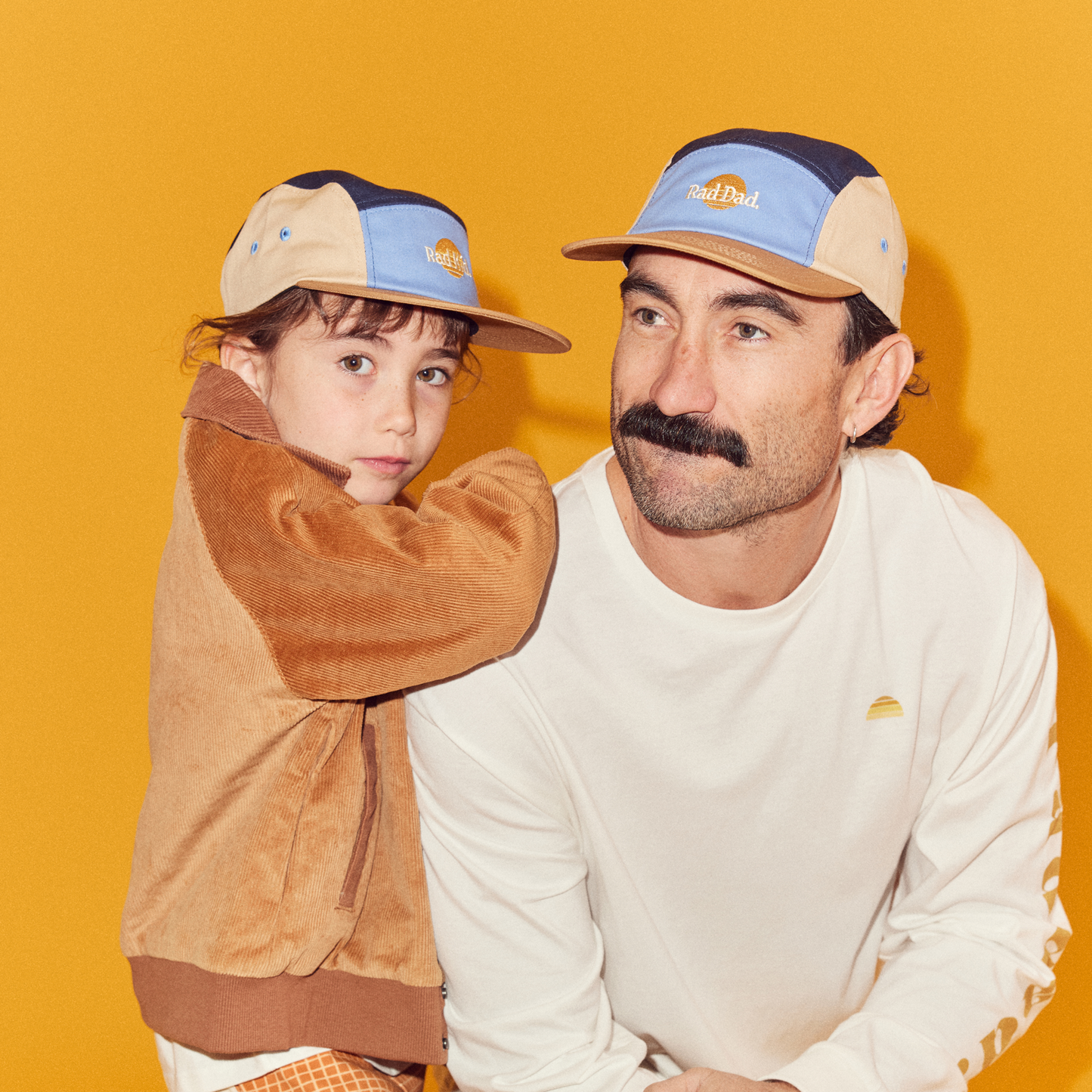 Banabae Rad Dad Spliced 5 Panel Cord Cap Blues