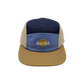 Banabae Rad Kid Five Panel Splice Twill Cap Blues