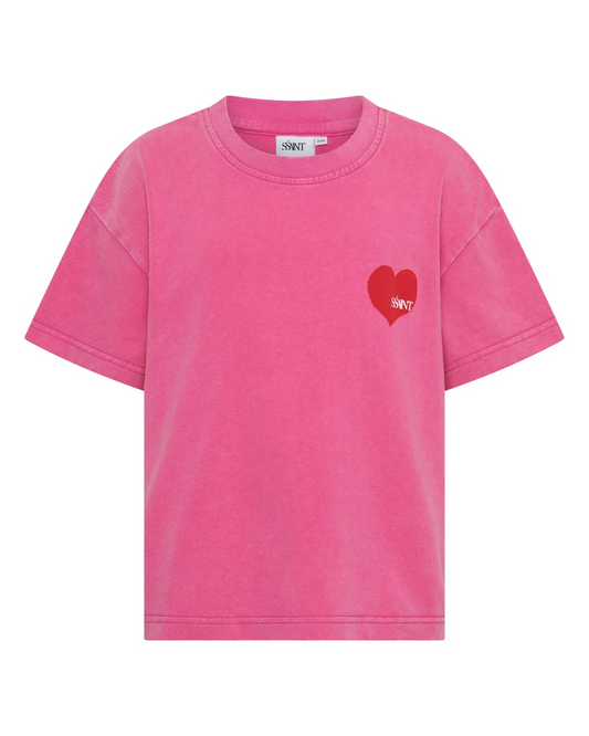 Sśaint Kids Pink Heart Tee