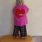 Sśaint Kids Pink Heart Tee