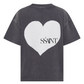 Sśaint Kids Grey Heart Tee