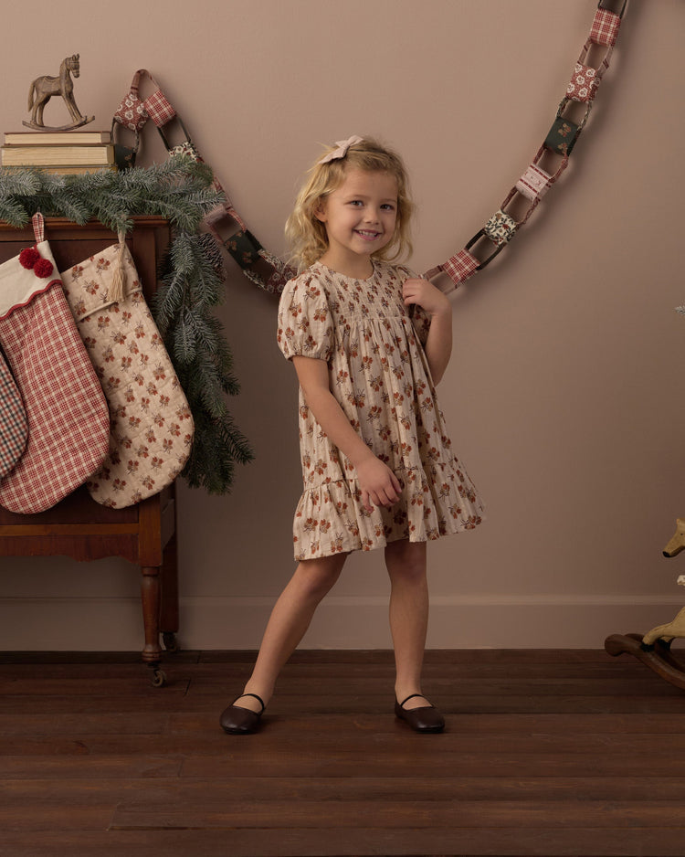 Rylee + Cru Lilian Dress Bouquet Antique