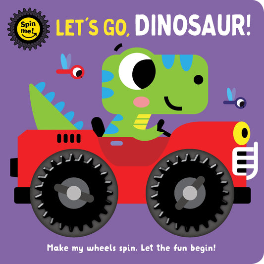 Book Spin Me! Let's Go, Dinosaur!