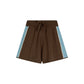 Illoura The Label Lightweight Knit Shorts Choc Contrast