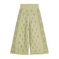 Illoura The Label Filet Crochet Pants Moss