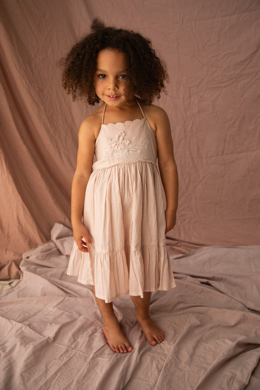 Bella and Lace Isabella Dress Almond