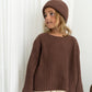Illoura The Label Knit Beanie Cocoa