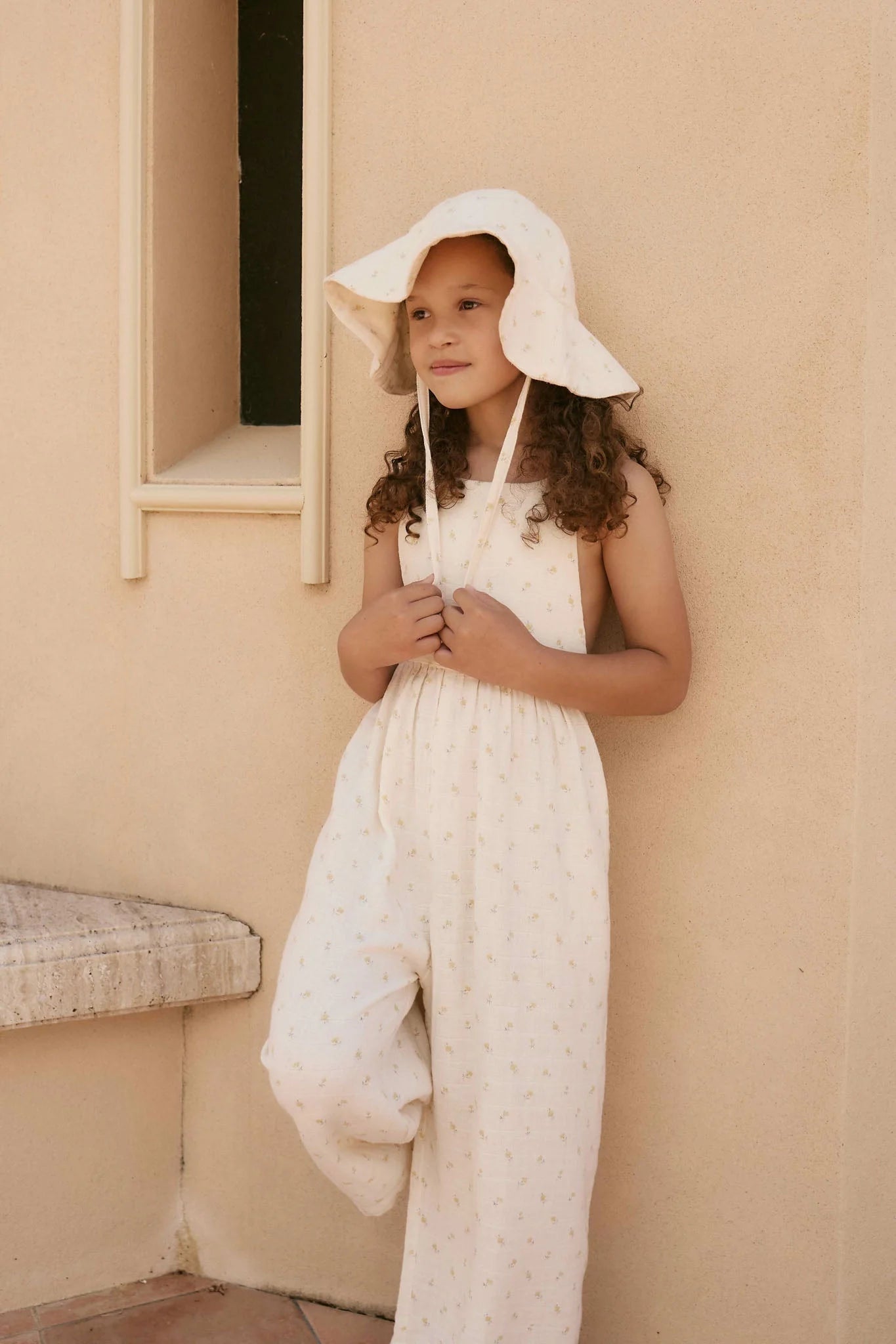 Jamie Kay Organic Cotton Muslin Lana Jumpsuit Vintage Ditsy