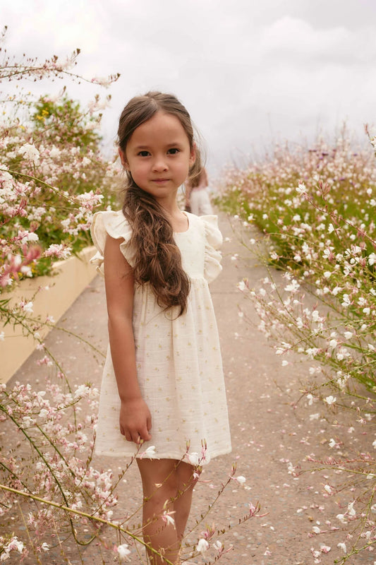 Jamie Kay Organic Cotton Muslin Brielle Dress Vintage Ditsy