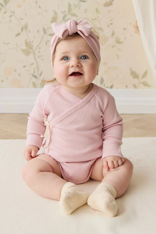Jamie Kay Organic Cotton Modal Marina Long Sleeve Bodysuit Trinket