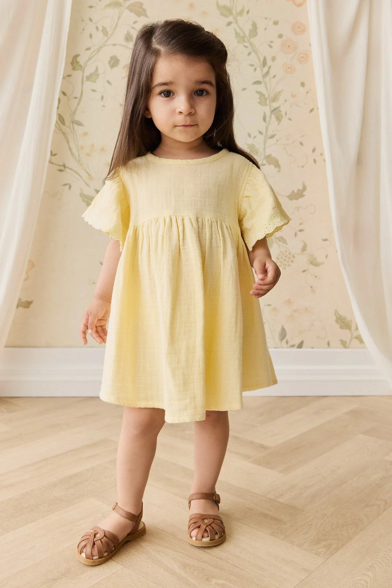 Jamie Kay Organic Cotton Muslin Phillipa Dress Sunshine