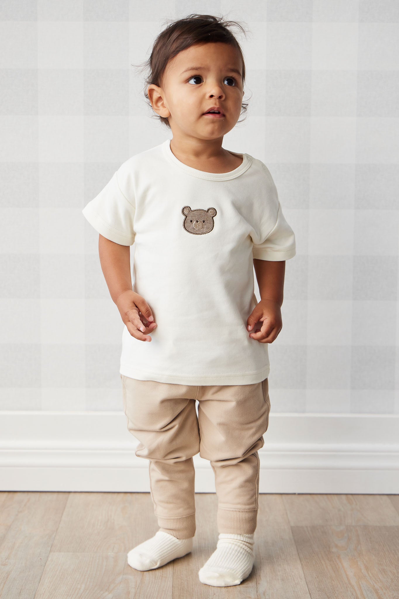 Jamie Kay Pima Cotton Hunter Tee Cloud Bear