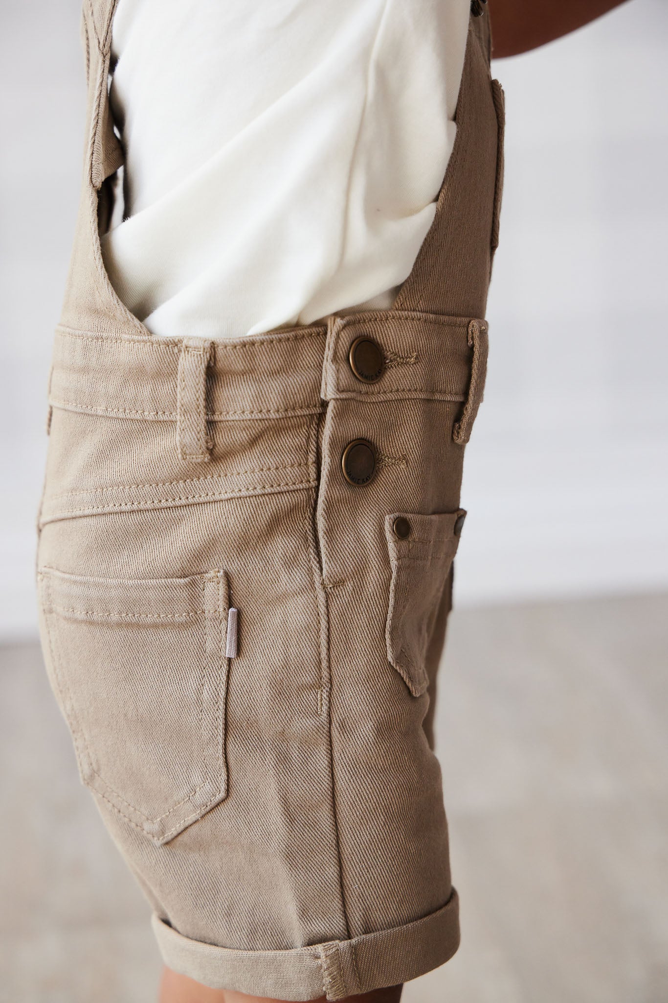 Jamie Kay Chase Twill Overall Oak