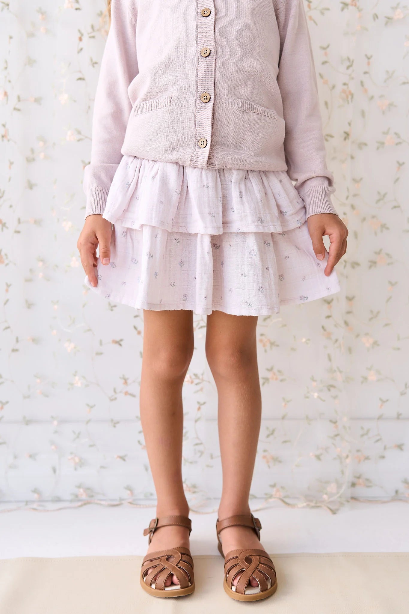 Jamie Kay Organic Cotton Muslin Samantha Skirt Meredith Violet