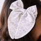 Jamie Kay Organic Cotton Bow Chloe Lavender