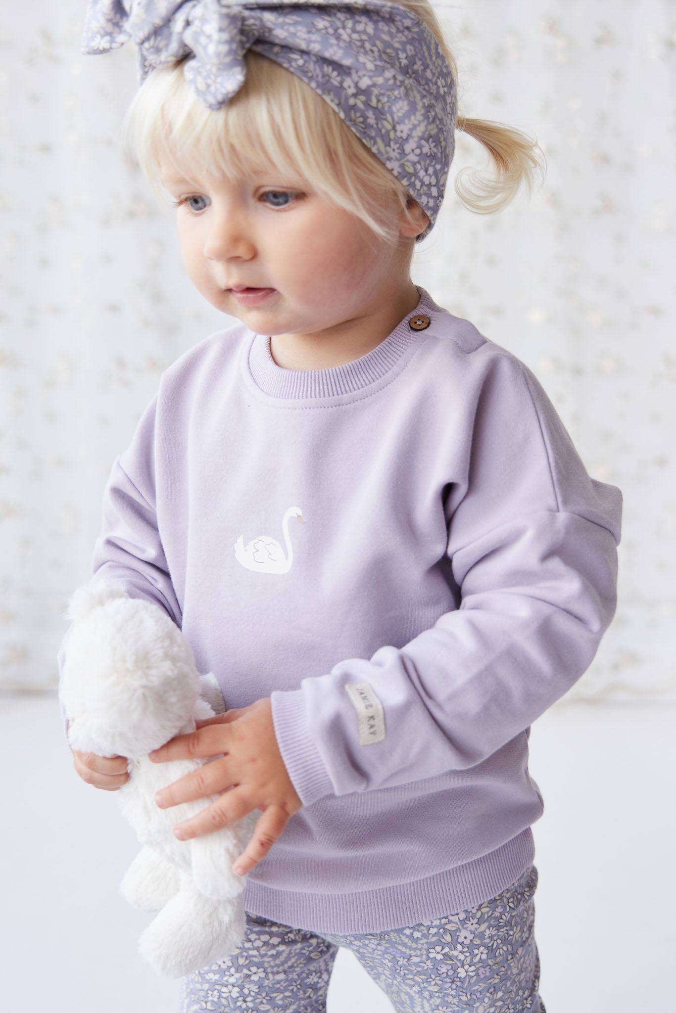 Jamie Kay Organic Cotton Bobbie Sweatshirt Starling