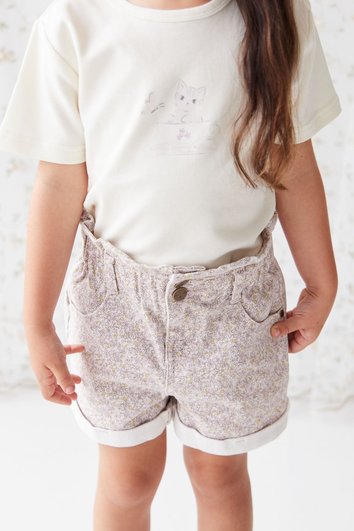 Jamie Kay Grace Cotton Twill Short Chloe Lilac