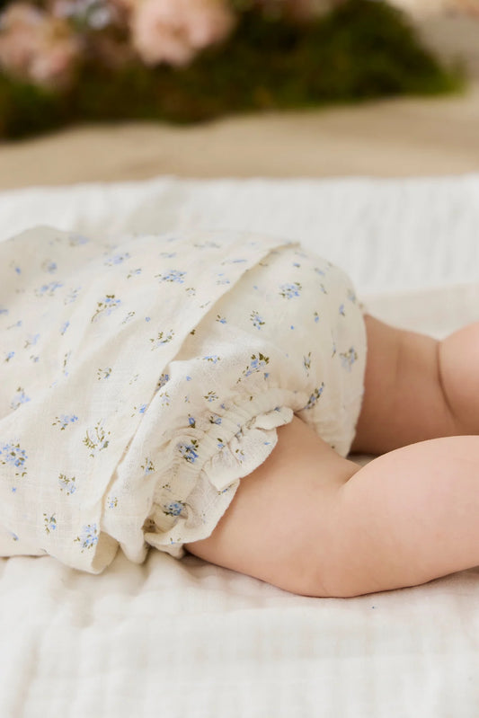 Jamie Kay Organic Cotton Frill Bloomer Juniper Fields Blue