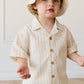 Jamie Kay Organic Cotton Silas Shirt Variegated Stripe Foam