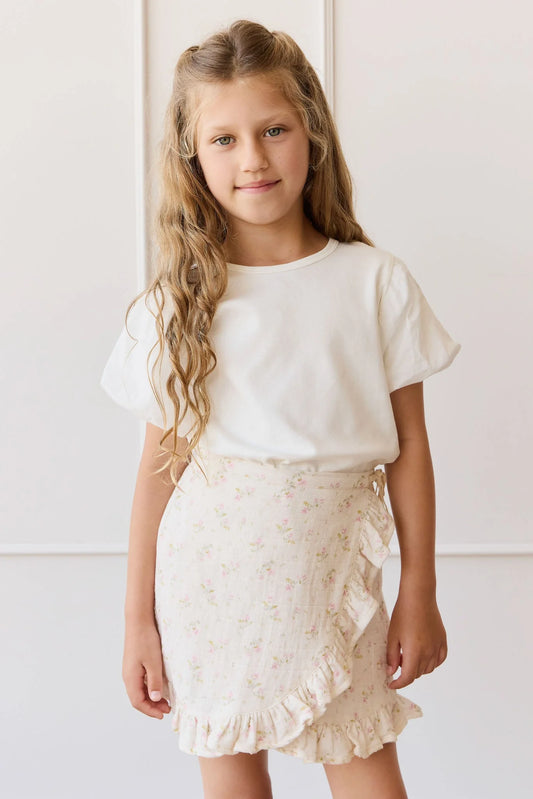 Jamie Kay Organic Cotton Muslin Celine Skirt Emelia Pink