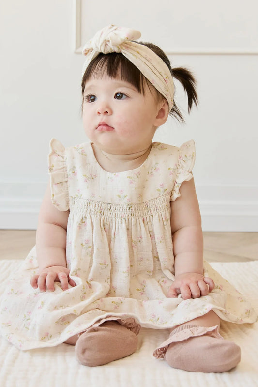 Jamie Kay Organic Cotton Muslin Tiana Dress Emelia Pink