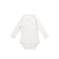 Jamie Kay Organic Cotton Modal Marina Long Sleeve Bodysuit Icing Marle