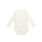 Jamie Kay Organic Cotton Modal Marina Long Sleeve Bodysuit Parchment