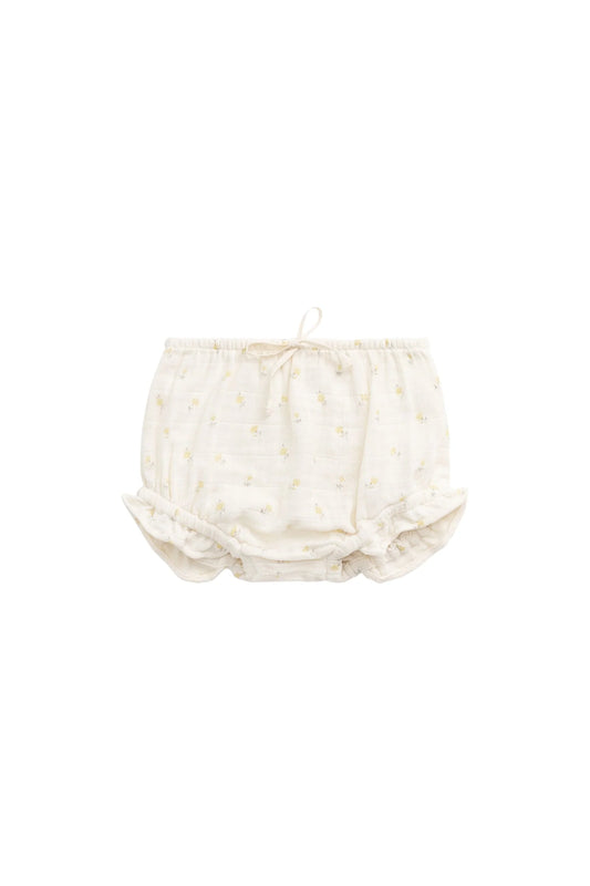Jamie Kay Organic Cotton Muslin Frill Bloomer Vintage Ditsy