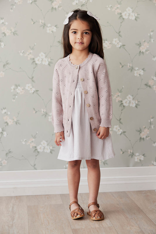 Jamie Kay Maisie Cardigan Dusty Lilac Marle