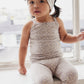 Jamie Kay Organic Cotton Bridget Singlet Bodysuit Rosalie Field Raindrop