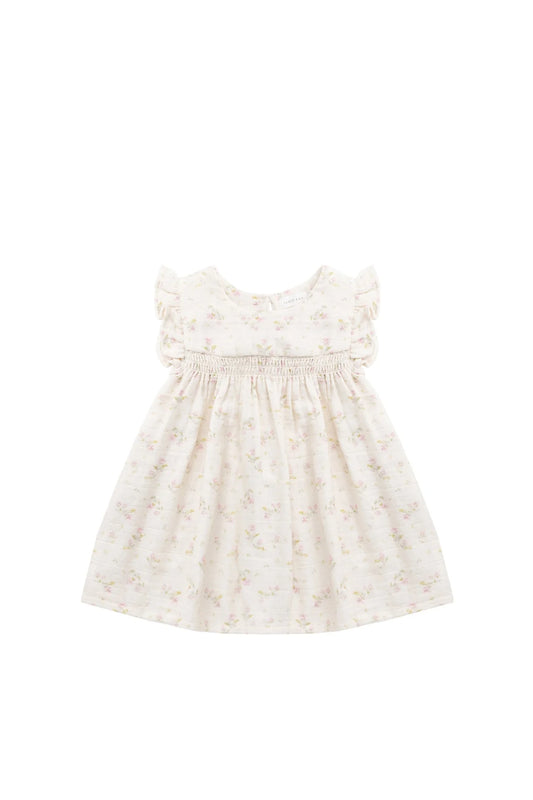 Jamie Kay Organic Cotton Muslin Tiana Dress Emelia Pink