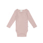 Jamie Kay Organic Cotton Modal Long Sleeve Bodysuit Powder Pink