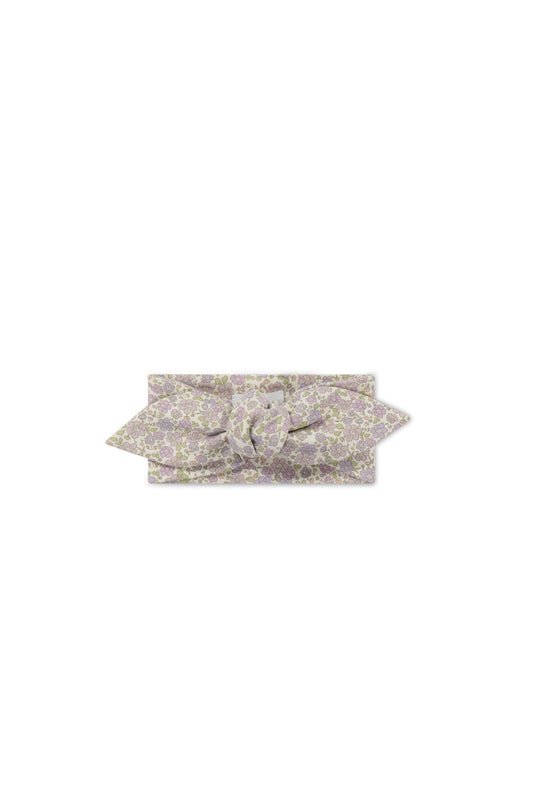 Jamie Kay Organic Cotton Headband Chloe Lavender