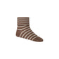 Jamie Kay Classic Rib Sock Hazelnut Stripe