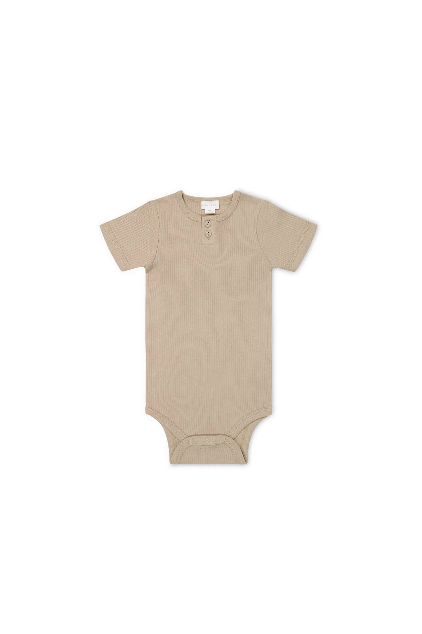 Jamie Kay Organic Cotton Modal Darcy Rib Tee Bodysuit Fawn