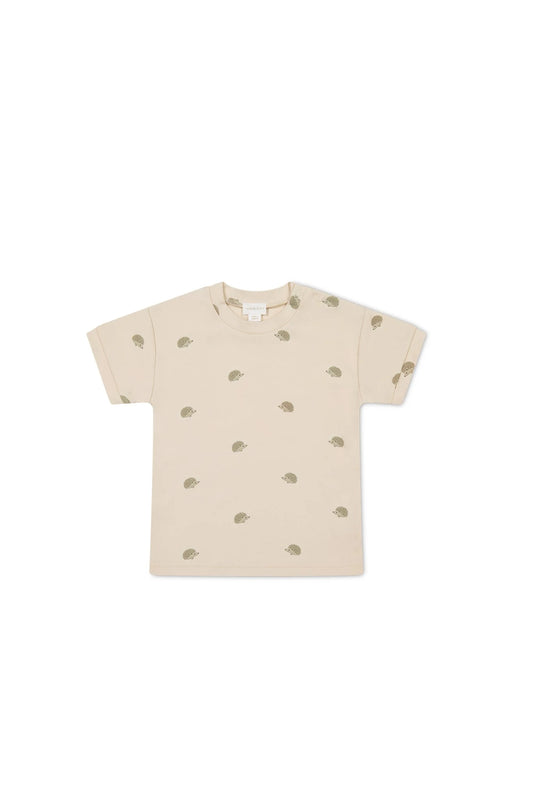 Jamie Kay Pima Cotton Eddie T-Shirt Henry Hedgehog Birch