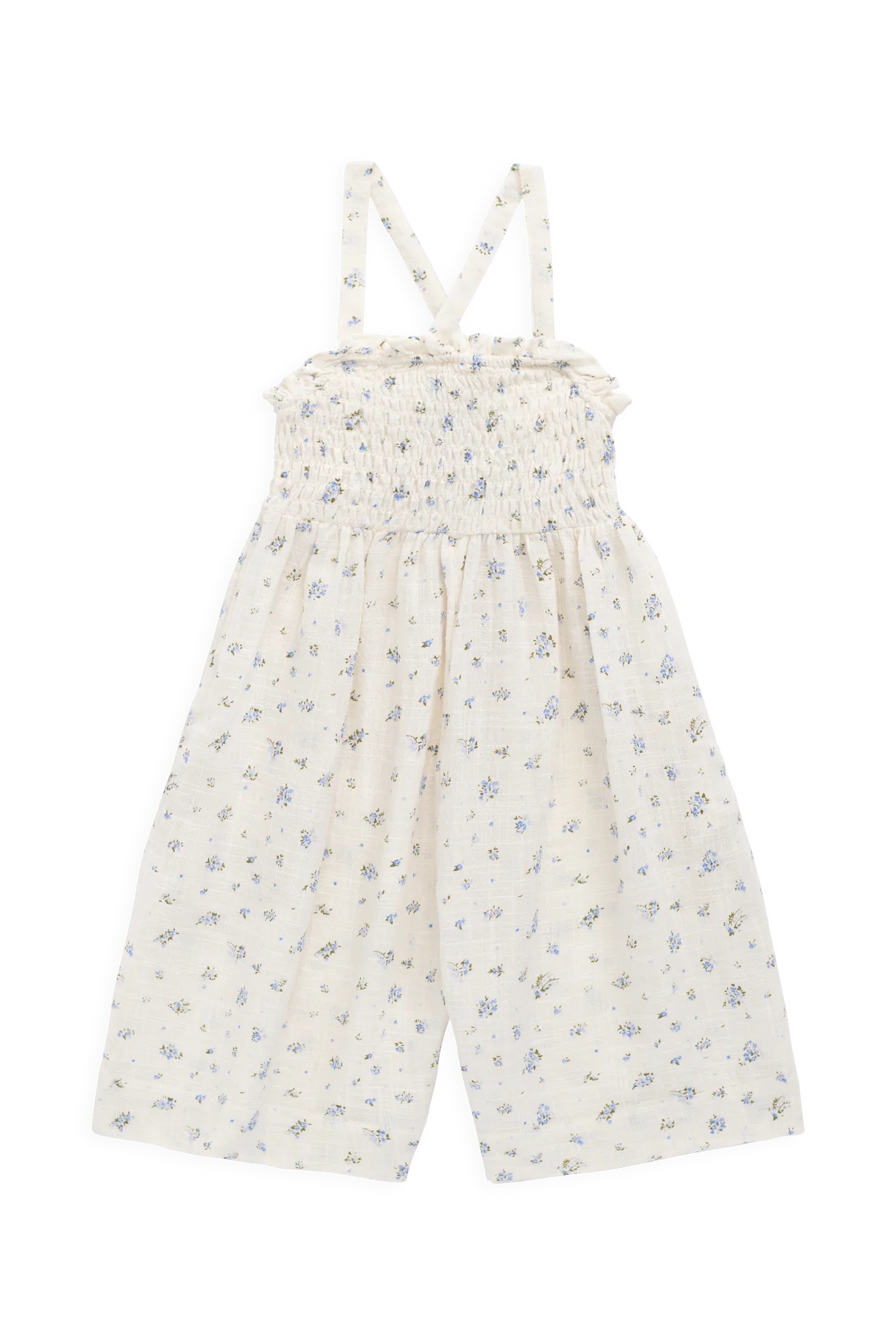 Jamie Kay Organic Cotton Arabella Jumpsuit Juniper Fields Blue