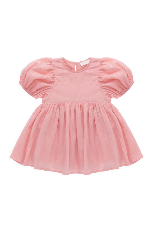 Jamie Kay Organic Cotton Frannie Dress Swiss Pink