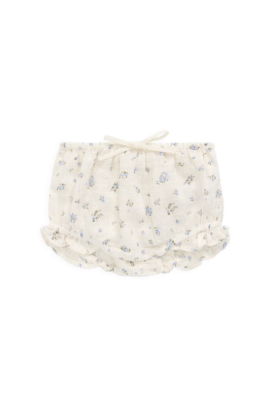 Jamie Kay Organic Cotton Frill Bloomer Juniper Fields Blue