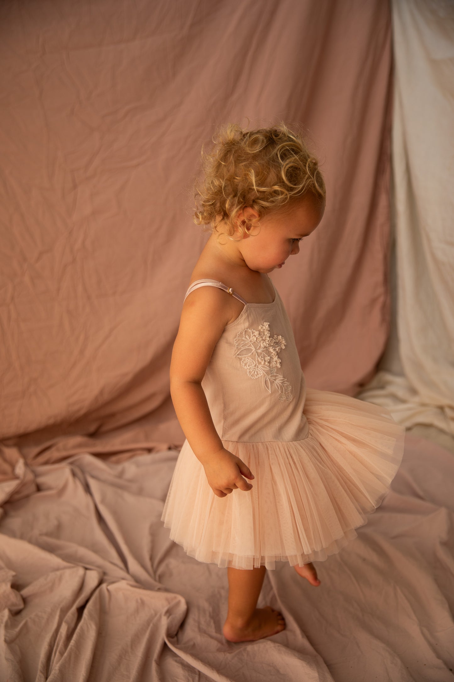 Bella and Lace Juliette Tutu Dress Almond