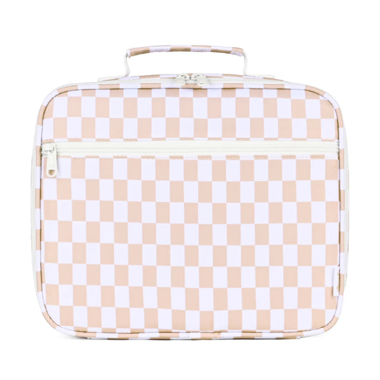 Kinnder Junior Insulated Lunch Bag Caramel Check