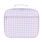 Kinnder Junior Insulated Lunch Bag Lilac Gingham