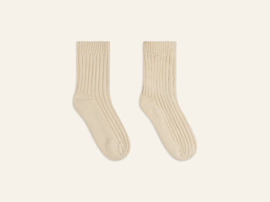 Illoura The Label Knit Socks Biscuit