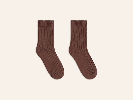 Illoura The Label Knit Socks Cocoa