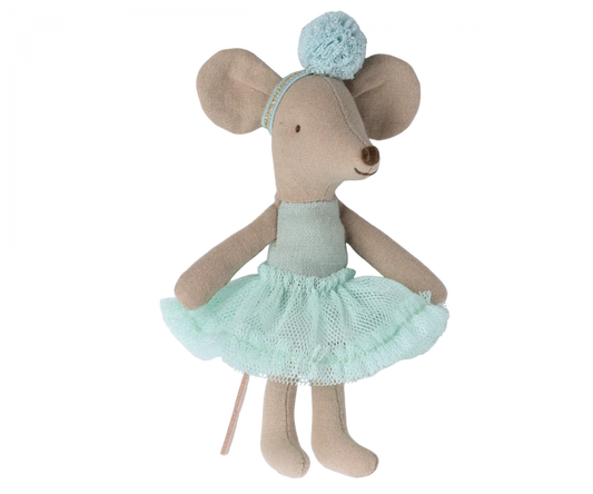 Maileg Ballerina Mouse Little Sister Light Mint